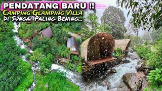 NEW TOURISM PLACE ON THE RIVER FRONT  Camping Glamping And Villas  GUNTANG COFFEE GARDEN