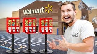 Collecting Money From Our Candy Vending Machine At WALMART