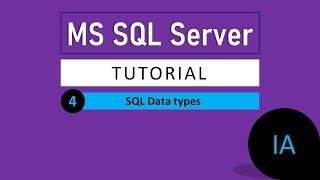 4. SQL Data Types in SQL Server  SQL Server Tutorial