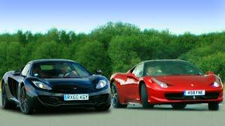 McLaren MP4-12c vs Ferrari 458 Italia - Fifth Gear