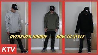 OVERSIZED HOODIE MEN STREETWEAR