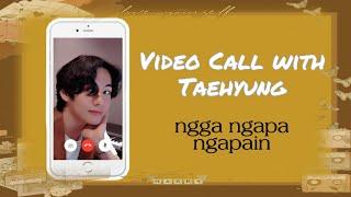 Video Call with Taehyung Taehyung as your Boyfriend《fake sub.indonesia》