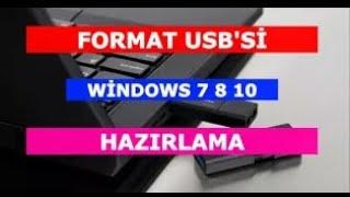 Windows 10  Programsız Format USBsi Hazırlama 2023