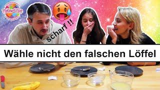 Wähle nicht den falschen Löffel  - superscharf süß oder sauer - Food Challenge  Mileys Welt