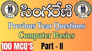 COMPUTER BASICS  PREVIOUS YEARS QUESTIONS  SCCL  IMPORTANT QUESTIONS  5 to 7 Marks part -II