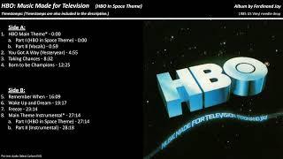 HBO Music Made for Television HBO in Space Theme - Full Album 1985 Vinyl
