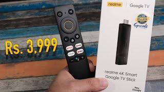 Realme 4K Smart Google TV Stick - Upgrade your TV for Rs. 3999