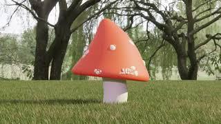 Blender 3D Mushroom