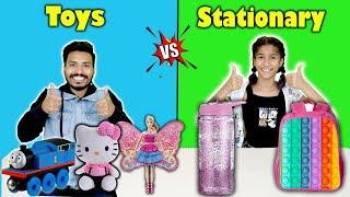 Amazing Toys Vs Stationary Challenge  Fun Challenge  Paris Lifestyle