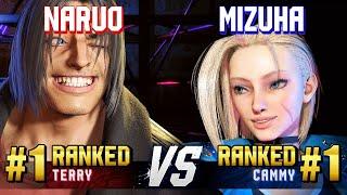 SF6 ▰ NARUO #1 Ranked Terry vs MIZUHA #1 Ranked Cammy ▰ High Level Gameplay