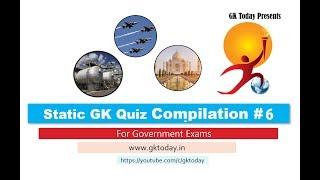 Compilation GK Todays Static GK Quiz 71-100