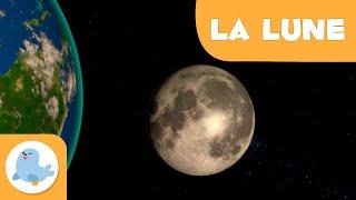 La Lune satellite de la Terre -Le système solaire Animation 3D pour enfants