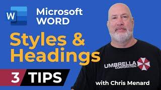 Word - Styles and Headers - 3 TIPS