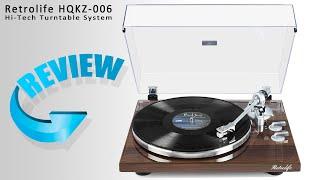 Bluetooth Turntable Review - Retrolife HQKZ-006 - Vinyl Record Player