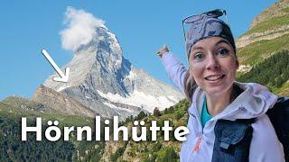 Hörnlihütte Wanderung zum Matterhorn 4.478 m in Zermatt