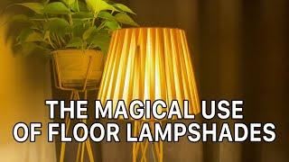 The magical use of floor lampshadesDIY Desk Lamp