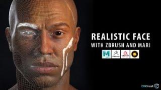 TRAILER Realistic Face with Zbrush and Mari