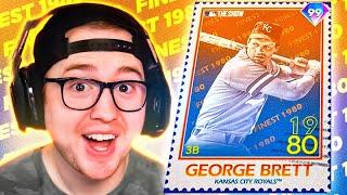 Unlocking *99* FINEST George Brett NO MONEY SPENT  MLB The Show 22