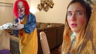 Creepy Clown Takes our Family Dinner and Hides in Our House