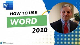 Word 2010 Tutorial A Comprehensive Guide to Microsoft Word