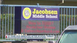 12-year-old arrested after threatening Tehachapi middle school police