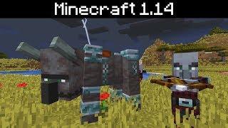 Minecraft 1.14 - Illager Beast and Pillager