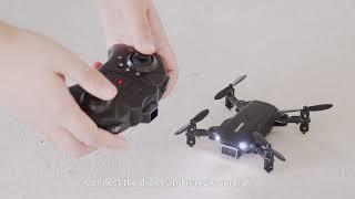 【KIDOMO】 F02 Foldable Mini Drone  How to Operate the Mini Drone?