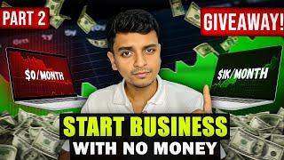 I Started an Agency with $0 Part 2 Biggest Giveaway  Prateek Tiwari