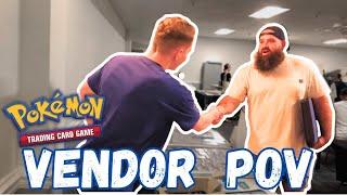 Pokemon Card Vendor POV - Tidewater Card Show - Williamsburg VA #pokemon #pokemoncard #pokemoncards