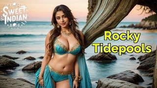 4K Sweet Indian AI Lookbook- Rocky Tidepools