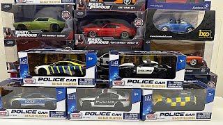 Unboxing the Best of Motor Max Die Casts Police Car Collection  1 43 Scale Models