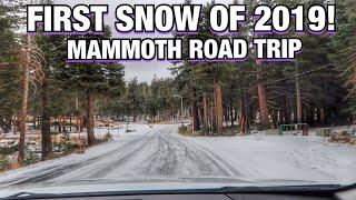 Mammoth Mountain Road Trip First Snowfall of the Season Schats Bakery An Epic Rainbow & More Fun