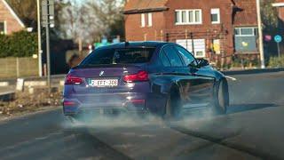 Tunercars Accelerating POWERSLIDES & DONUTS 700HP M3 C63 Straightpipe M2 Burnout RS4 ABT