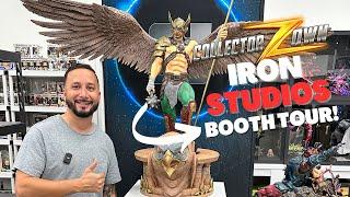 Iron Studios Statue Booth Tour at Collectorszown