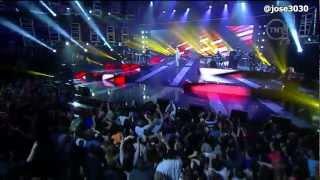 2012 NBA Halftime Show - Pitbull Chris Brown & Ne-Yo