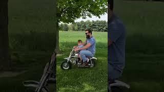 3 YEAR OLD KID Rides a Motorcycle