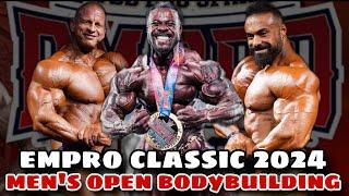 Empro Classic 2024 Mens Open Bodybuilding  Complete Result & Scorecard