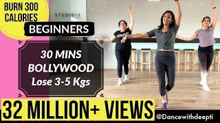 30 mins BEGINNERS Workout  Lose 3-5 kgs in 1 month  BOLLYWOOD Dance Fitness Workout # 25