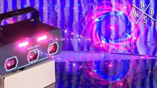 3 Lens RGB DJ Party Light - Unboxing & Review