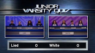 2023 Junior Varsity Quiz  Semi-Final #2 Lied Vs. White