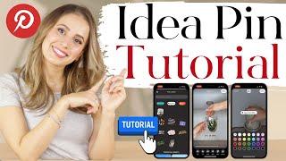 How to use Pinterest Idea Pins Tutorial  PHONE + DESKTOP  How to Create Pins on Pinterest