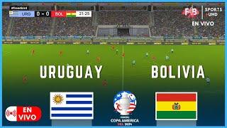 URUGUAY VS BOLIVIA  EN VIVO  COPA AMÉRICA 2024  SIMULACIÓN Y PUNTUACIÓN EN VIVO #uruguay #bolivia