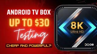Android TV box with 8K and lower than $30 ? Lets test it - DQ08 unboxing