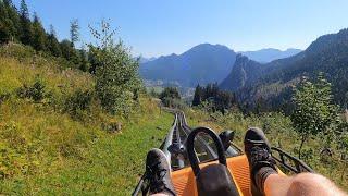 Oberammergau Alpine Coaster 4k No Brakes