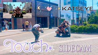 DANCE IN PUBLIC LA  SIDE CAM KATSEYE 캣츠아이 - Touch Dance Cover  Spade A Dance