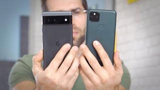 Pixel 6 vs Pixel 5a Camera And Battery Life Comparison