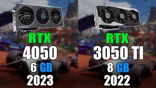 NVIDIA RTX 4050 vs RTX 3050 Ti  Test in 10 Games 4K Ultra