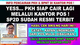 YESS SP2D PENCAIRAN TURUN LAGITERJAWAB PKH dan BPNT TAHAP 1 2024 KAPAN CAIR LEWAT KANTOR POS