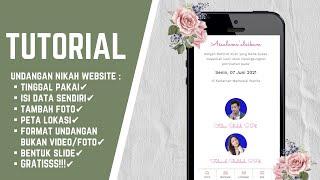 CARA MEMBUAT UNDANGAN PERNIKAHAN DIGITAL WEBSITE - MUDAH & GRATIS