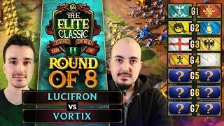 The $25000 Elite Classic II - Main Event Round of 8 - VortiX vs LucifroN